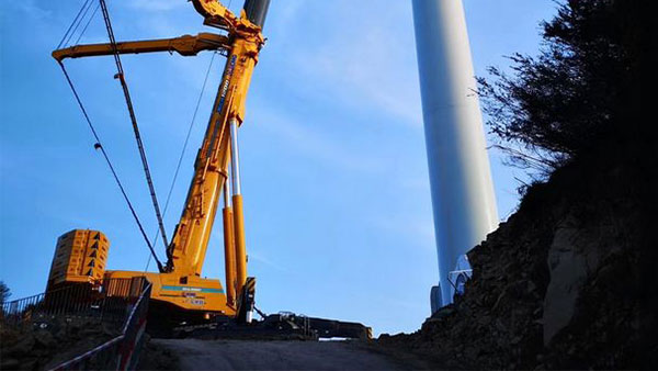 来了！首台XCA1200_I落户广东，中国风电吊装千吨级阵营再添劲旅