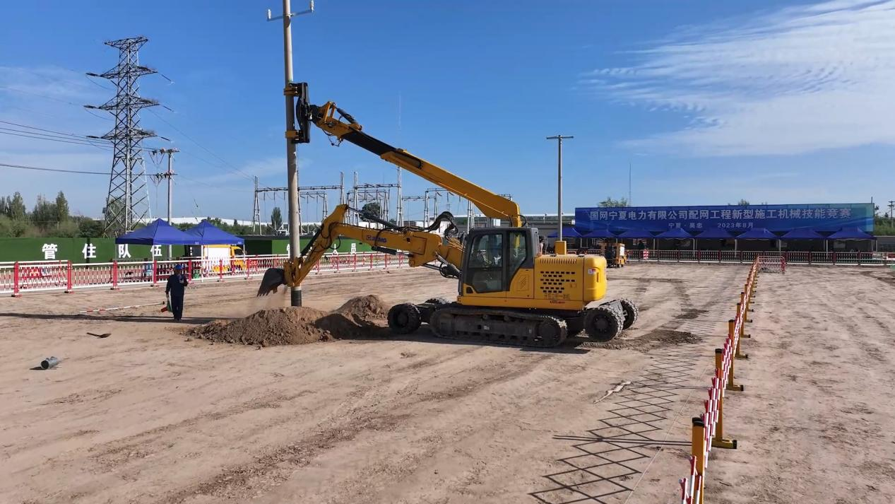 emc易倍开挖立杆一体机在宁夏应用的出色表现