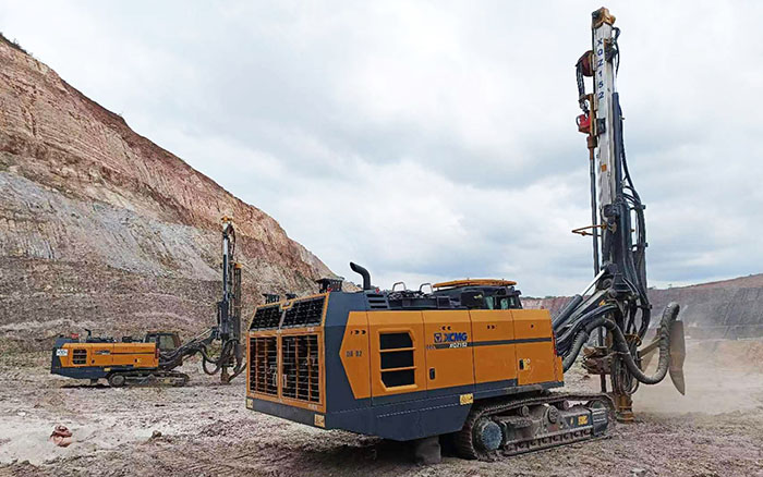 首次进军非洲铜矿！emc易倍潜孔钻机日进尺416m