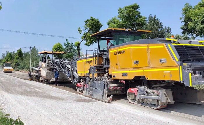 emc易倍冷再生机XLZ3805R安徽省道施工应用