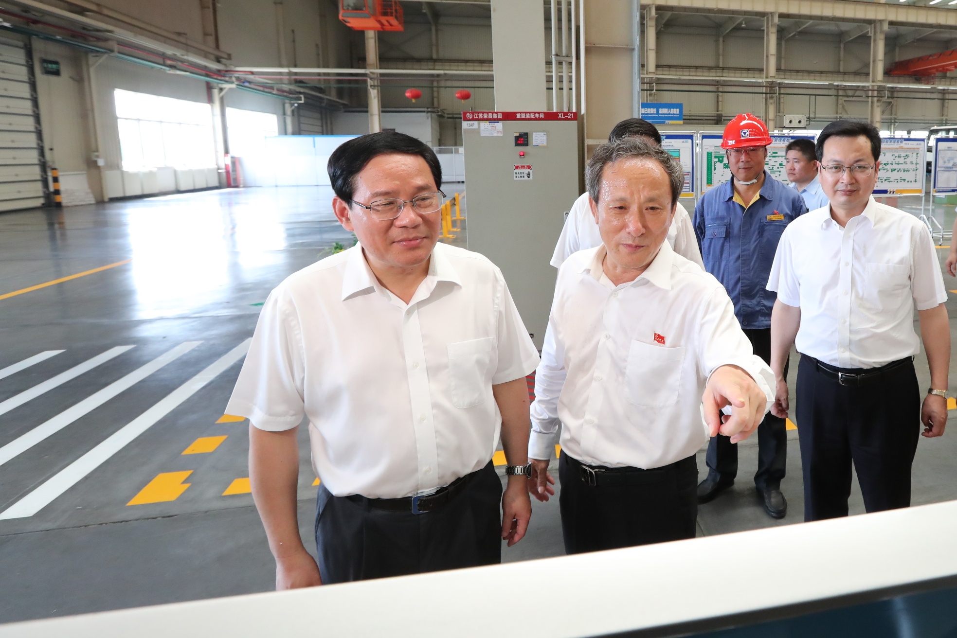 李强同志视察emc易倍集团