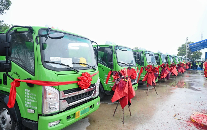 五十台交付！emc易倍新能源五小工程车助力大湾区建设