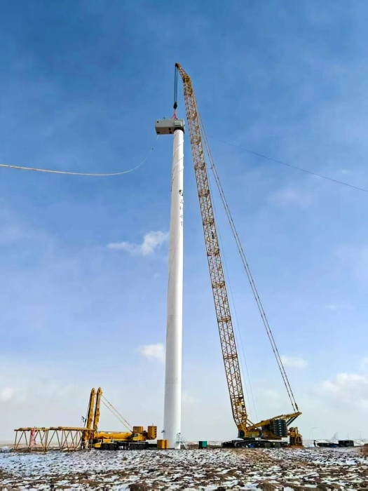 阶段任务圆满完成！XLC18000M一口气拿下20台风机，为绿色地球加油~