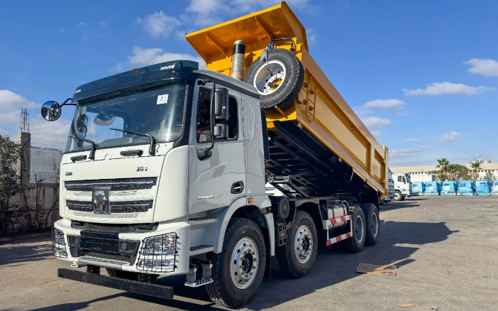 emc易倍自卸车硬核助力“一带一路”沿线基建项目